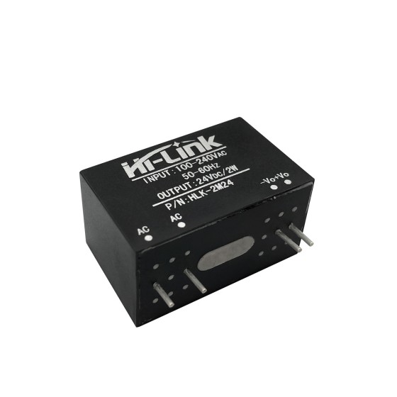 AC-DC power module 2W series 220V to 3.3V5V12V24V voltage reduction and stabilization single circuit output HLK-2M24